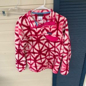 TIE DYE PATAGONIA SNAP UP FLEECE